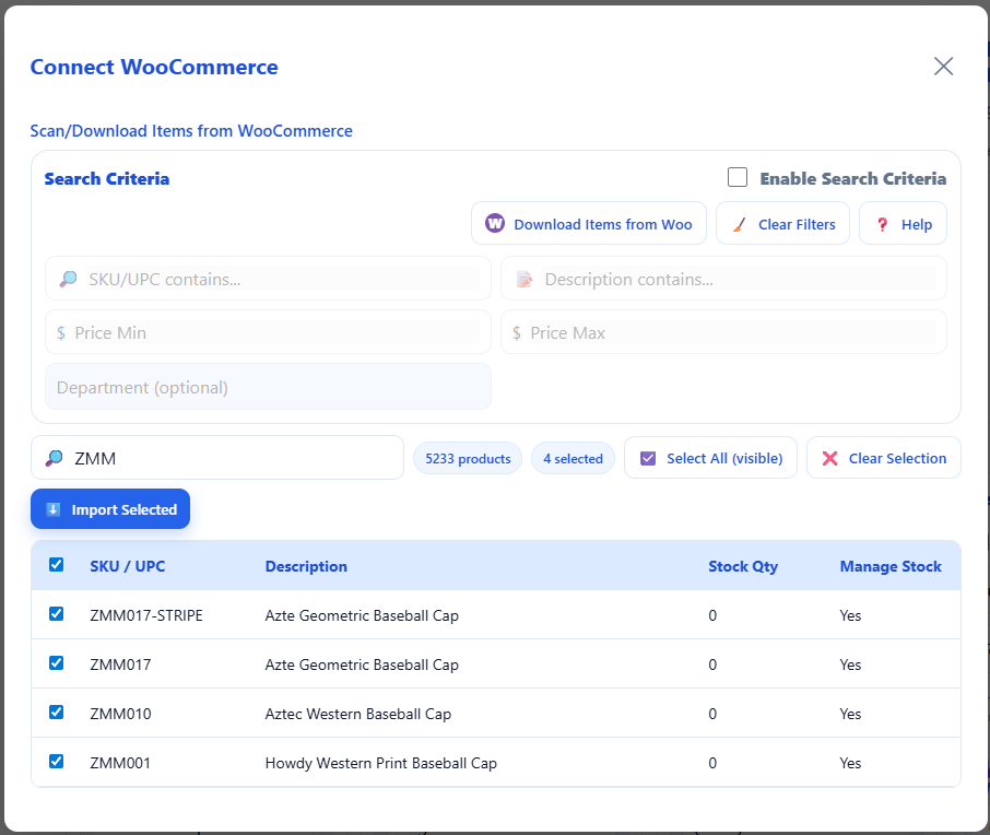 Import from WooCommerce 2