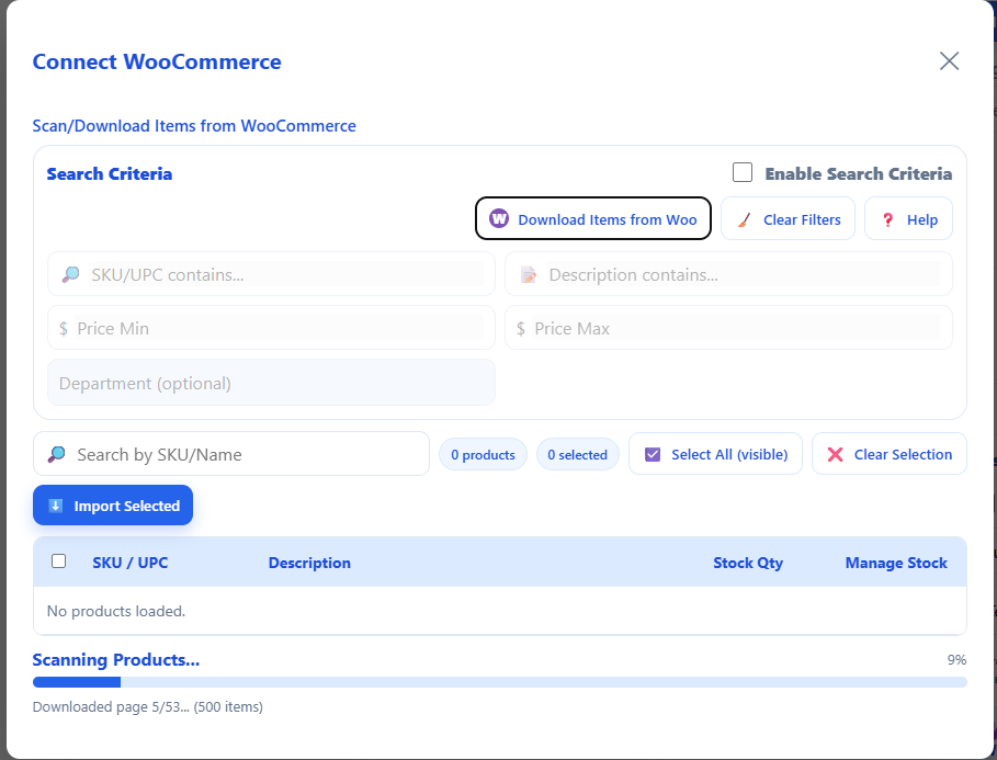 Import from WooCommerce 1